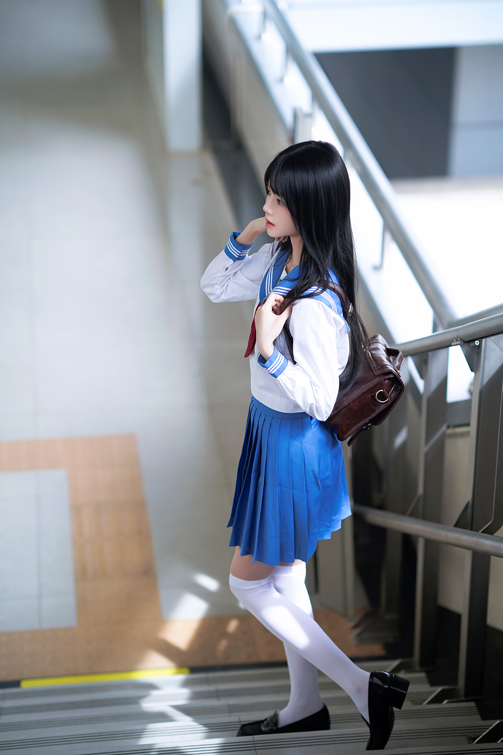 桜桃喵-地铁JK[Cosplay]