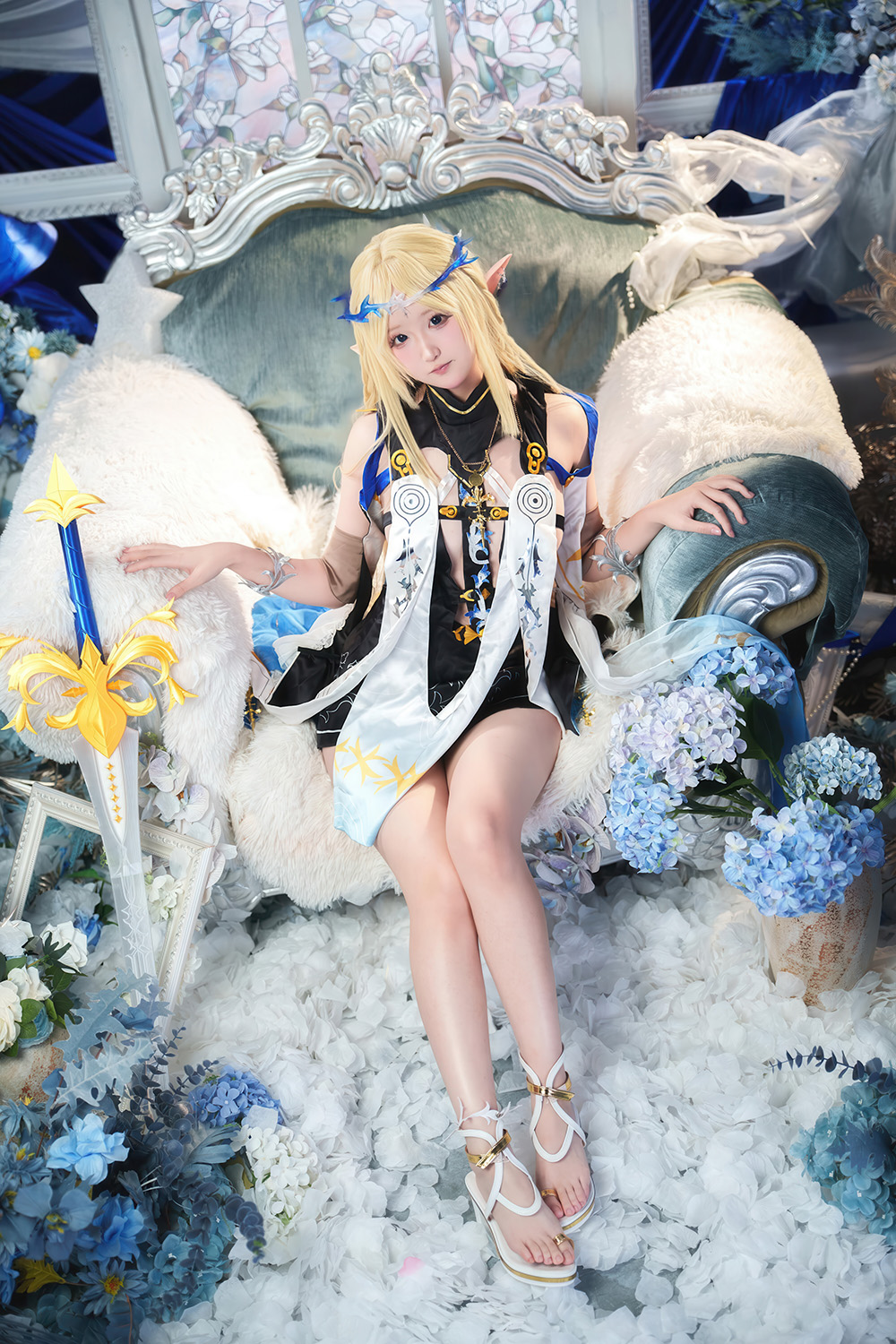 Seele麦麦 - 菲比&卡提希娅的蓝色花海物语[Cosplay]